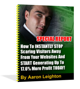 Affiliate marketing introduction gives you a free report on getting visitors to stay
